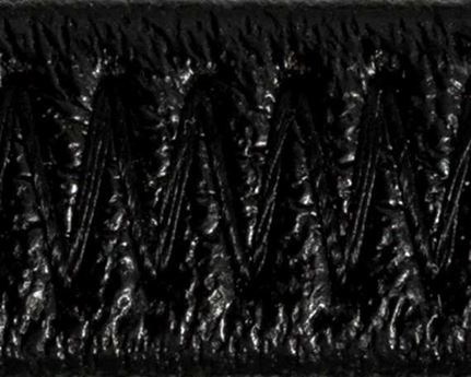 ELASTIC LEATHER COVERED BLACK (PER L/MTR) 8MM
