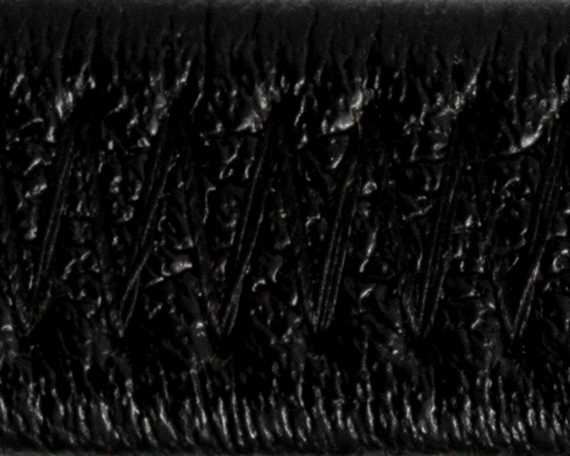 ELASTIC LEATHER COVERED BLACK (PER L/MTR) 10MM