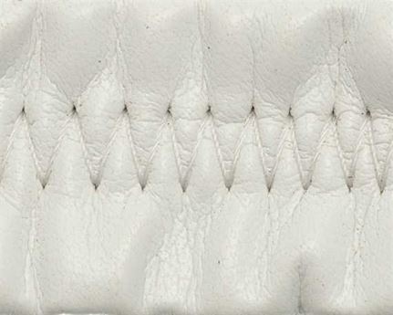 ELASTIC LEATHER COVERED WHITE (PER L/MTR) 20MM