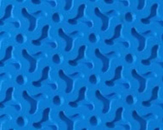TOPY CELLOLUX LIGHTWEIGHT SOLING SHEET 4MM BLUE 60 SHORE A SHEET (86 X 55CM)
