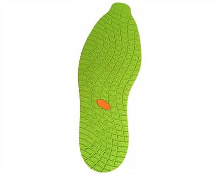 ALPINE PASS APOLO full rubber sole SOLE UNIT GREEN SIZE 42/44