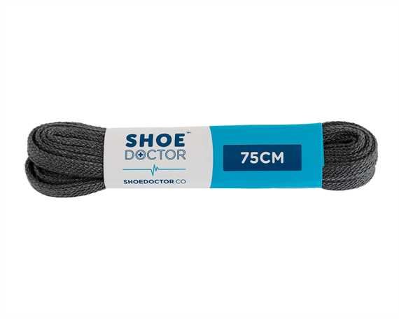  SHOE DOCTOR 75CM FINE FLAT LACE GREY