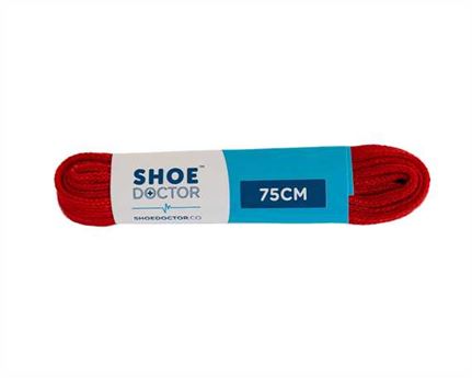  SHOE DOCTOR 75CM FINE FLAT LACE RED