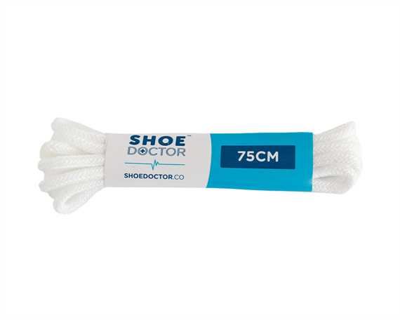  SHOE DOCTOR 75CM FINE ROUND LACE WHITE