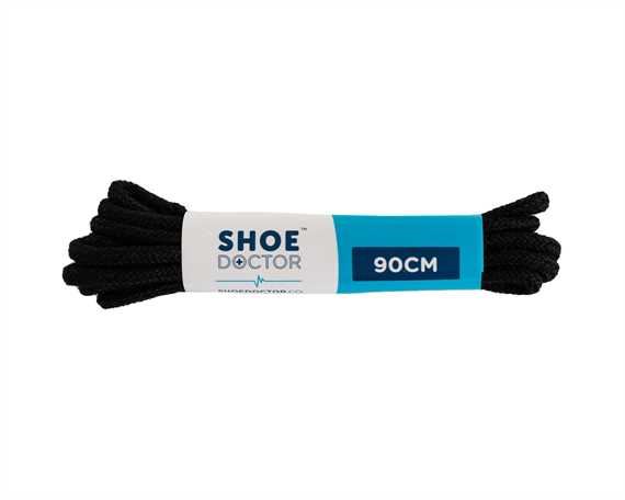 SHOE DOCTOR 90CM FINE ROUND LACE BLACK