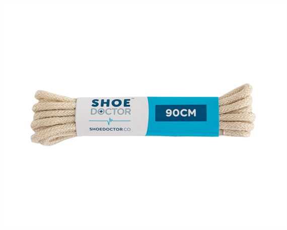  SHOE DOCTOR 90CM FINE ROUND LACE BONE