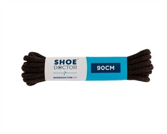  SHOE DOCTOR 90CM FINE ROUND LACE BROWN