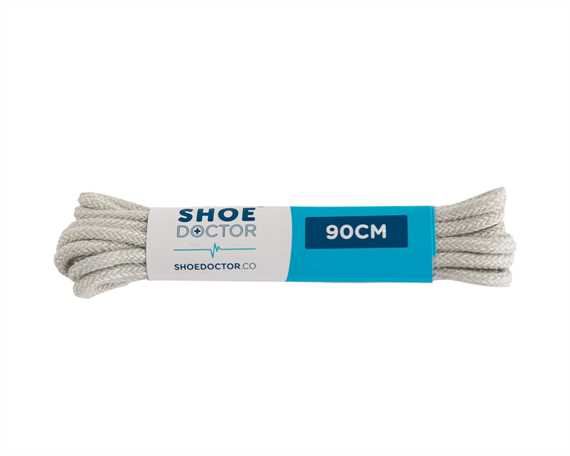  SHOE DOCTOR 90CM FINE ROUND LACE LIGHT GREY
