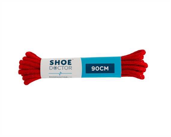  SHOE DOCTOR 90CM FINE ROUND LACE RED