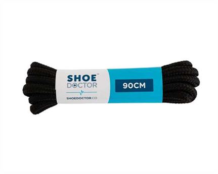  SHOE DOCTOR 90CM THICK ROUND LACE BLACK