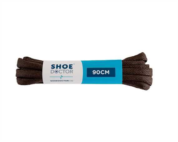  SHOE DOCTOR 90CM LACE SEMI-WAX BROWN