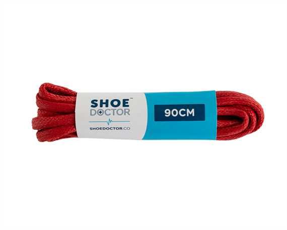  SHOE DOCTOR 90CM LACE SEMI-WAX RED