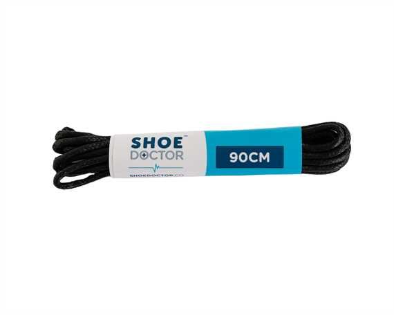 SHOE DOCTOR 90CM WAXED LACE BLACK