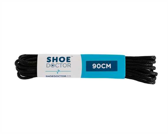  SHOE DOCTOR 90CM THIN WAXED LACE BLACK