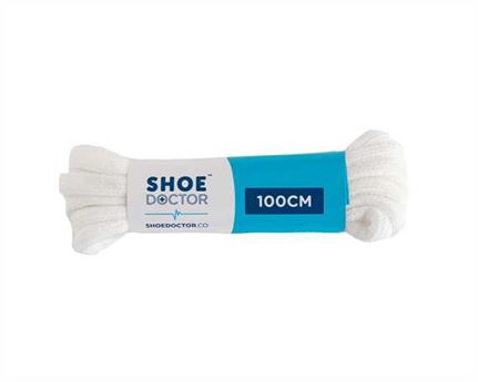  SHOE DOCTOR 100CM SPORTS ROUND LACE WHITE