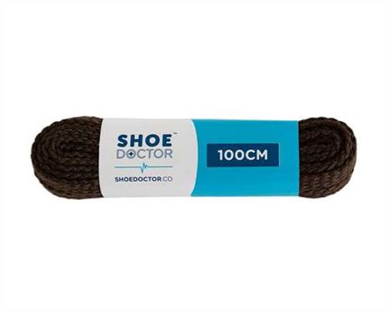  SHOE DOCTOR 100CM TRACK FLAT LACE BROWN