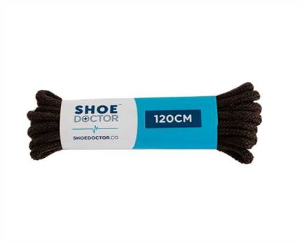  SHOE DOCTOR 120CM FINE ROUND LACE BROWN