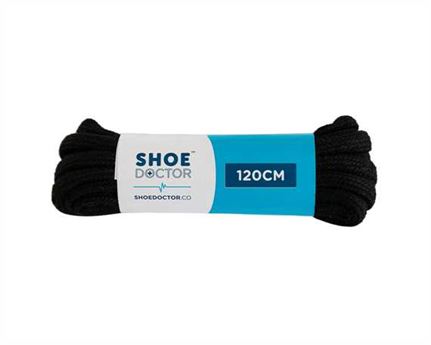  SHOE DOCTOR 120CM SPORTS ROUND LACE BLACK