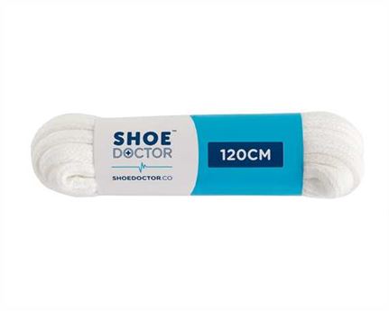  SHOE DOCTOR 120CM SPORTS ROUND LACE WHITE