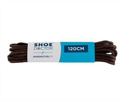  SHOE DOCTOR 120CM WAXED THIN LACE BROWN