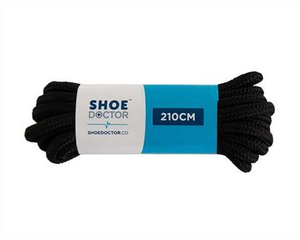  SHOE DOCTOR 210CM THICK ROUND LACE BLACK