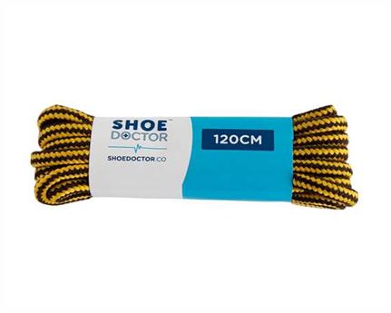  SHOE DOCTOR 120CM HIKER LACE BROWN/ YELLOW