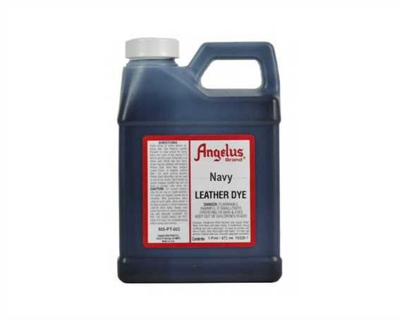 ANGELUS LEATHER DYE NAVY #042 1 PINT/473ML