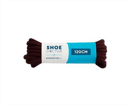  SHOE DOCTOR 120CM THICK ROUND LACE BURGUNDY
