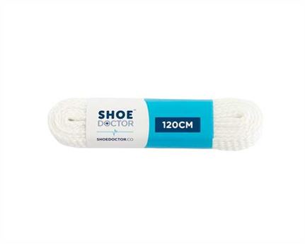  SHOE DOCTOR 120CM TRACK FLAT LACE WHITE