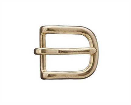 BUCKLE LIGHT WEST END STYLE BRASS 19MM