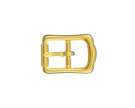 BUCKLE VIC BRIDLE ROLLER ENGLISH BRASS 13MM