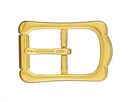 BUCKLE VIC BRIDLE ROLLER ENGLISH BRASS 25MM
