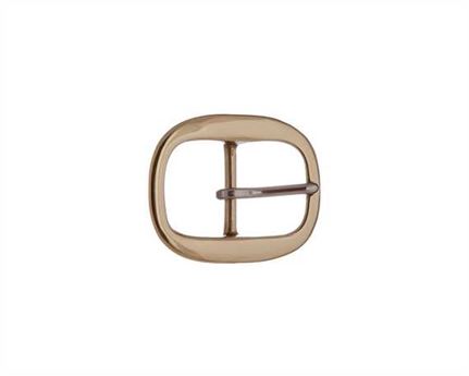 BUCKLE FULL SWAGE BRASS WITH STAINLESS TONGUE 32MM