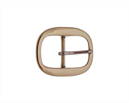 BUCKLE FULL SWAGE BRASS WITH STAINLESS TONGUE 38MM