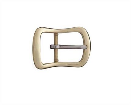BUCKLE WHOLE SWELL BRASS WITH SS TONGUE 25MM