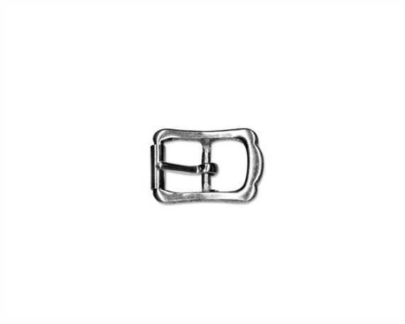 VIC ROLLER BRIDLE BUCKLES NICKEL PLATE ON BRASS 12MM