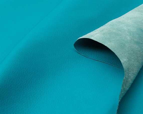 MUIRHEAD GRAMPIAN TEAL GP169 UPHOLSTERY LEATHER FULL HIDE