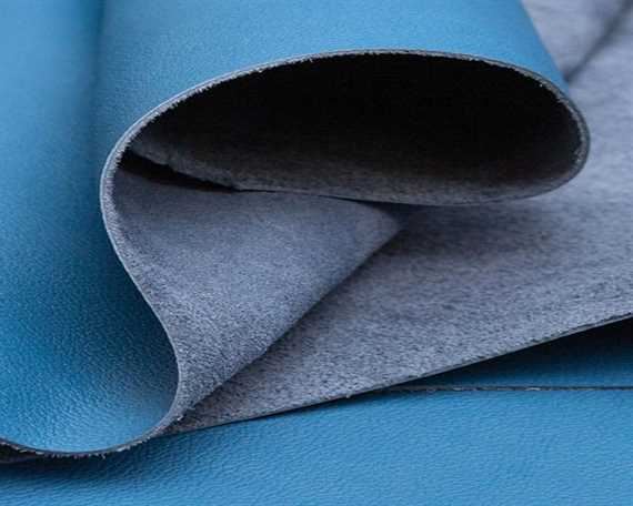 MUIRHEAD CAIRNGORM OXFORD BLUE CG009 UPHOLSTERY LEATHER FULL HIDE