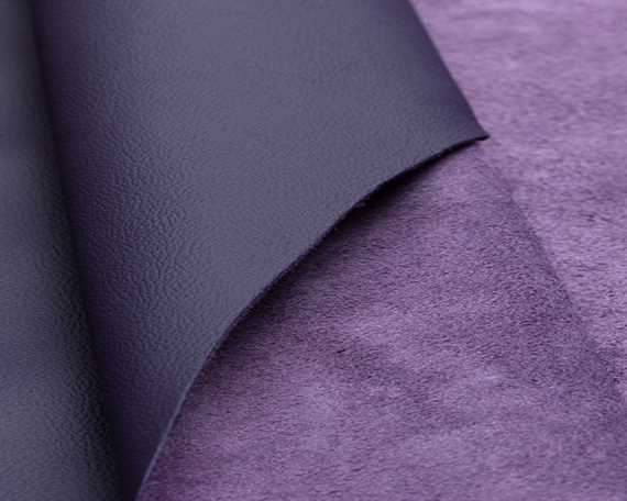 MUIRHEAD CAIRNGORM PURPLE POLKA CG008 UPHOLSTERY LEATHER FULL HIDE