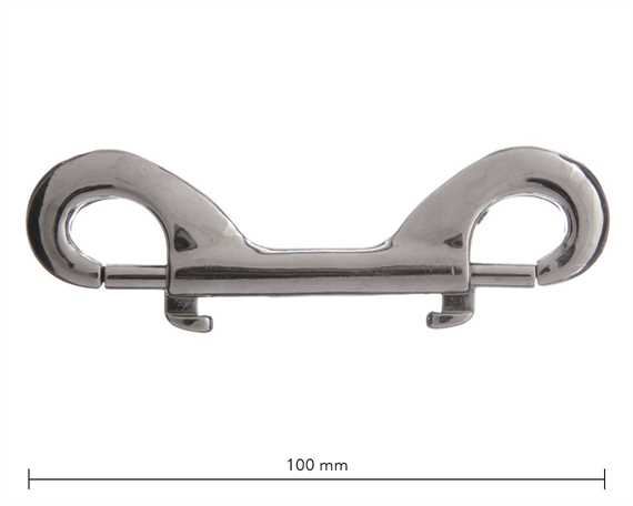 SNAP DOUBLE-END NICKEL PLATE 100MM