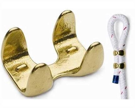 ROPE CLAMP SOLID BRASS FOR 12MM TO 22MM ROPES