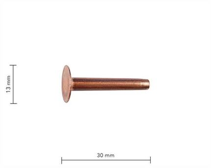 RIVET BINDER COPPER 6 GUAGE AND WASHERS PKT 1000