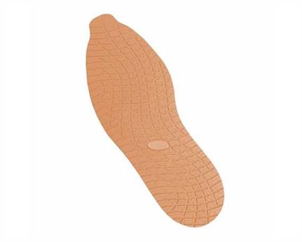 ALPINE PASS APOLO full rubber sole SOLE UNIT OCRE  SIZE 45/47