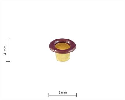 EYELET SHOE 4.5MM BROWN PKT OF 1000