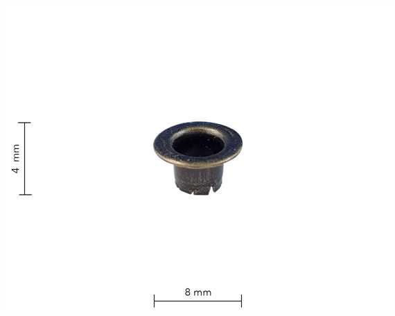 EYELET SHOE 4.5MM ANTIQUE PKT OF 1000