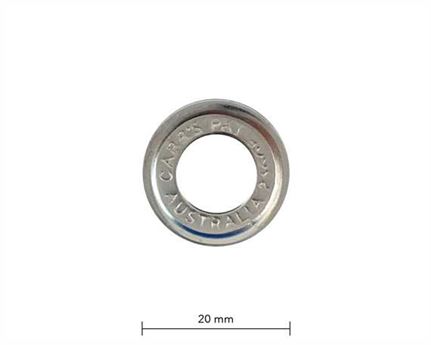 WASHER FOR SP4 EYELET NICKEL PLATE