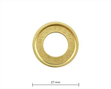 WASHER FOR SP7 EYELET BRASS 