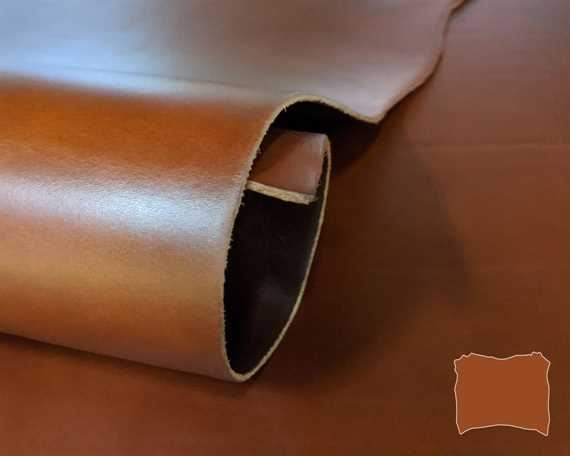 VEG TANNED DOUBLE SHOULDER TAN 2.8/3.0MM LEATHER FROM TUSCANY ITALY