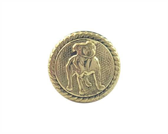 STAFFORDSHIRE DOG ORNAMENTS BRASS 15MM