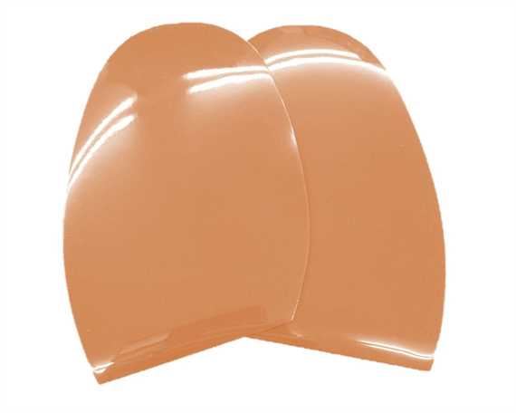 RUBBER HALF SOLE MIRROR BEIGE SIZE 5 (PR) 1.3mm